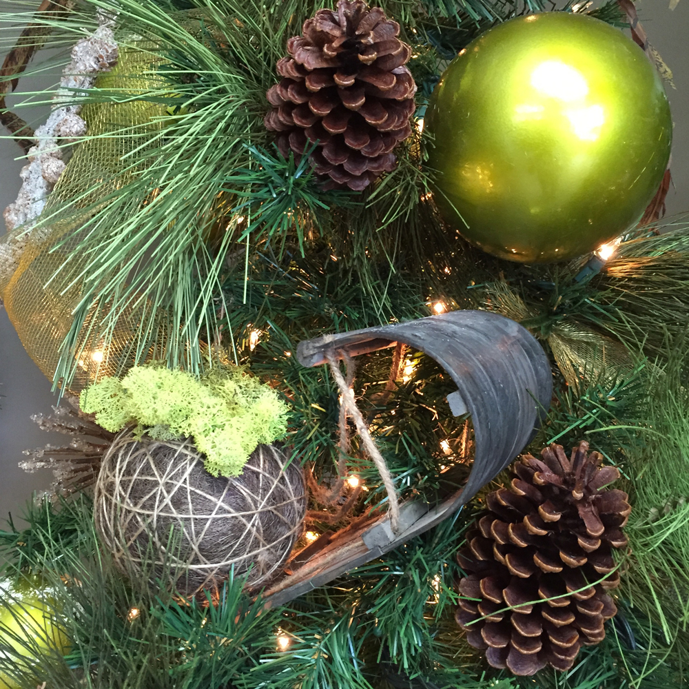 Greenery Office Interiors Christmas Tree Theme photo