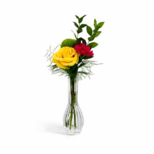 Golden Stem Bud Vase