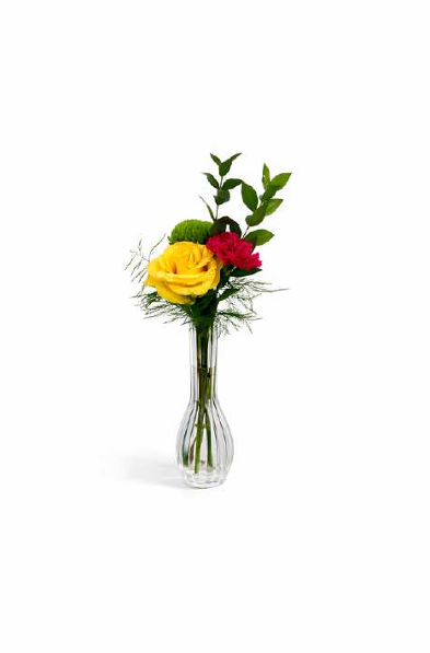 Golden Stem Bud Vase