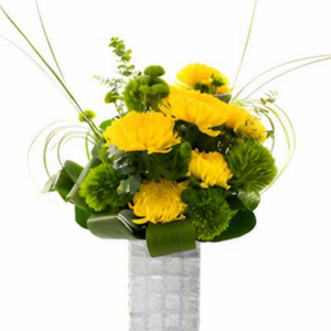 Golden Citrus Tower Arrangement