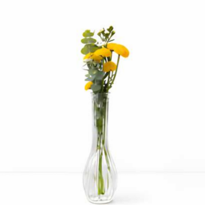 Golden Petal Bud Vase