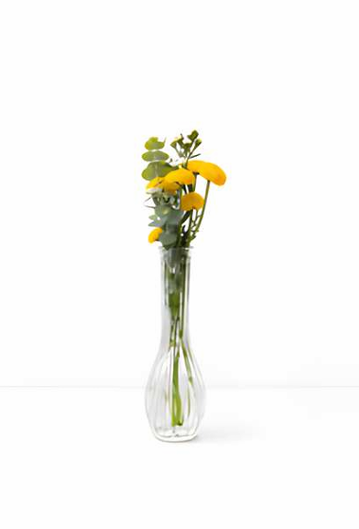 Golden Petal Bud Vase