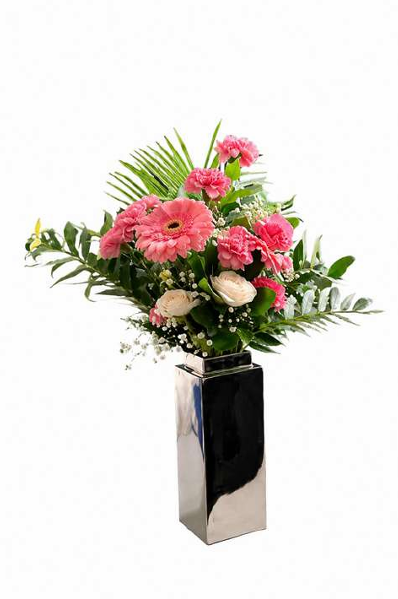 Rosé Elegance Tower Arrangement